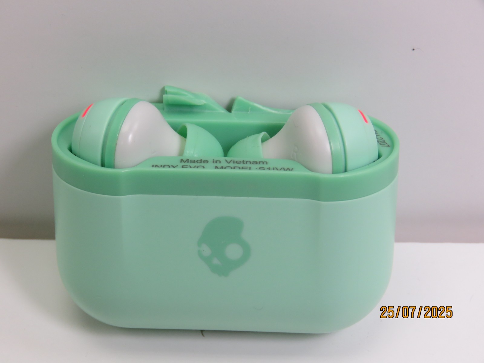 Skullcandy Indy Evo True Wireless Bluetooth Headphones – Green (ISSUE) [BM256]