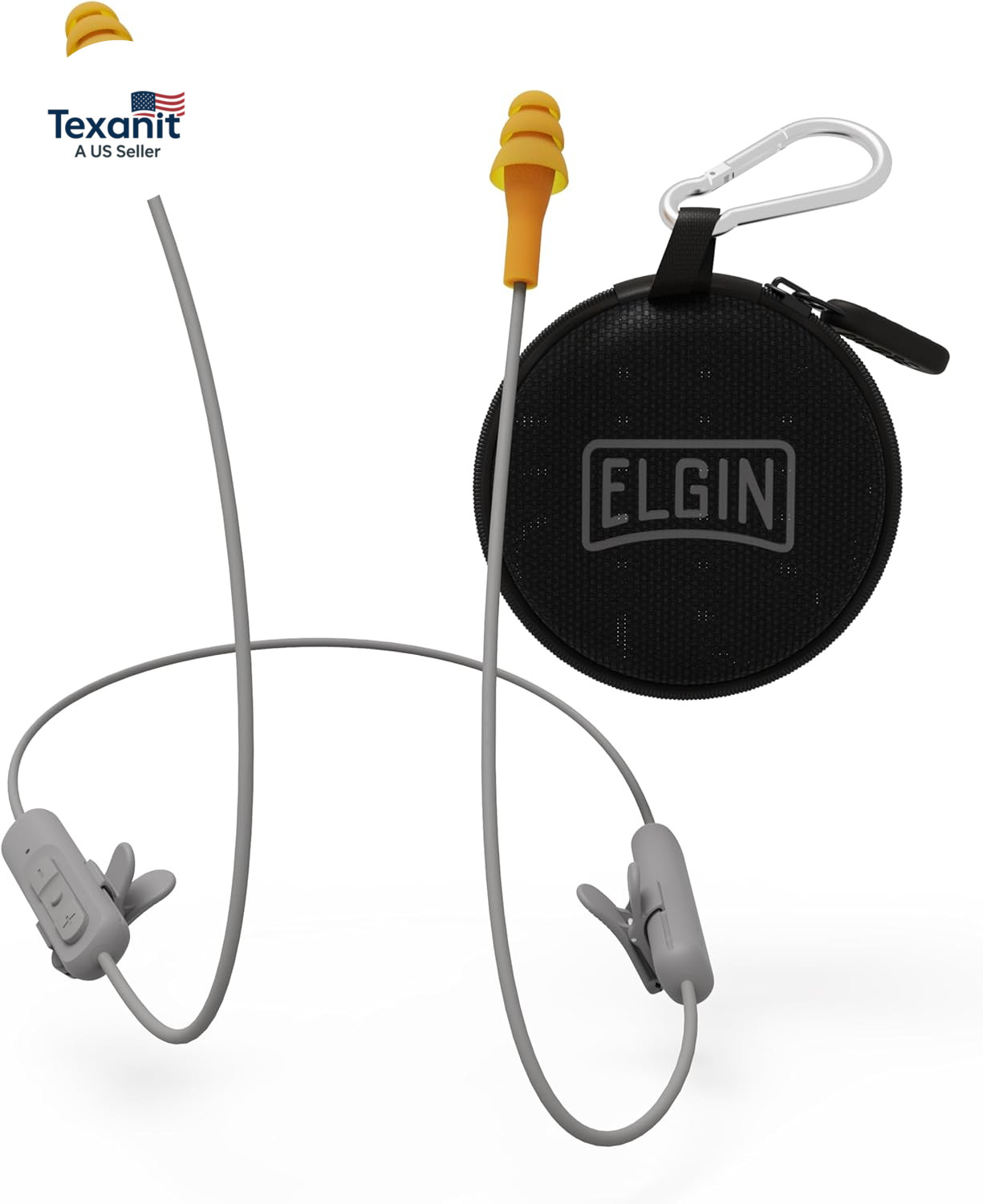 Ruckus Wireless Bluetooth Earplug Headphones, 25 Db NRR, Noise Canceling Mic, 12
