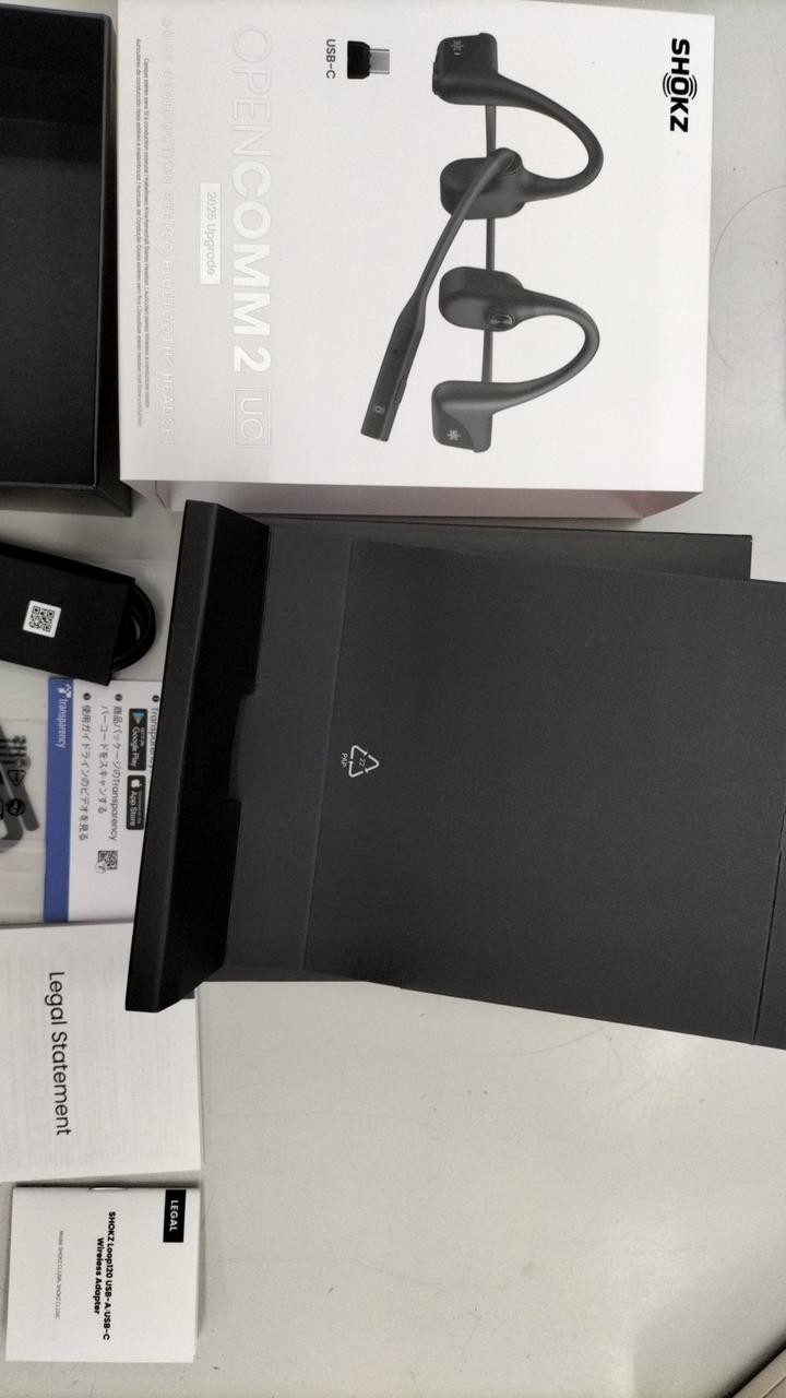 SHOKZ OPENCOMM2 UC Bone Conduction Earphones