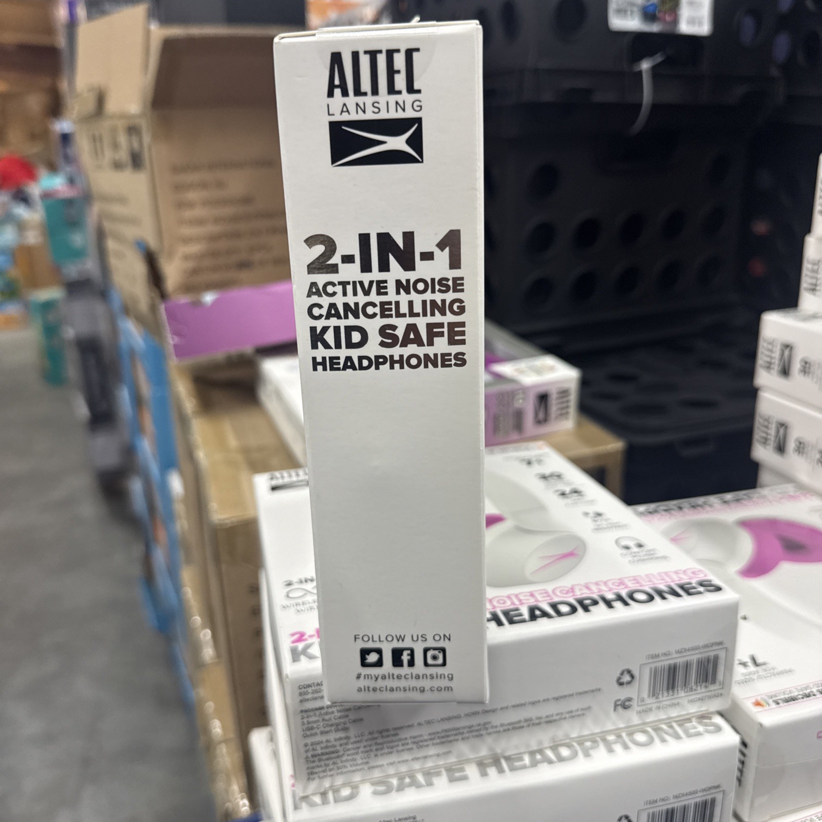 Altec lansing Kid Safe Head Phones 2-in-1 Active Noice Cancelling