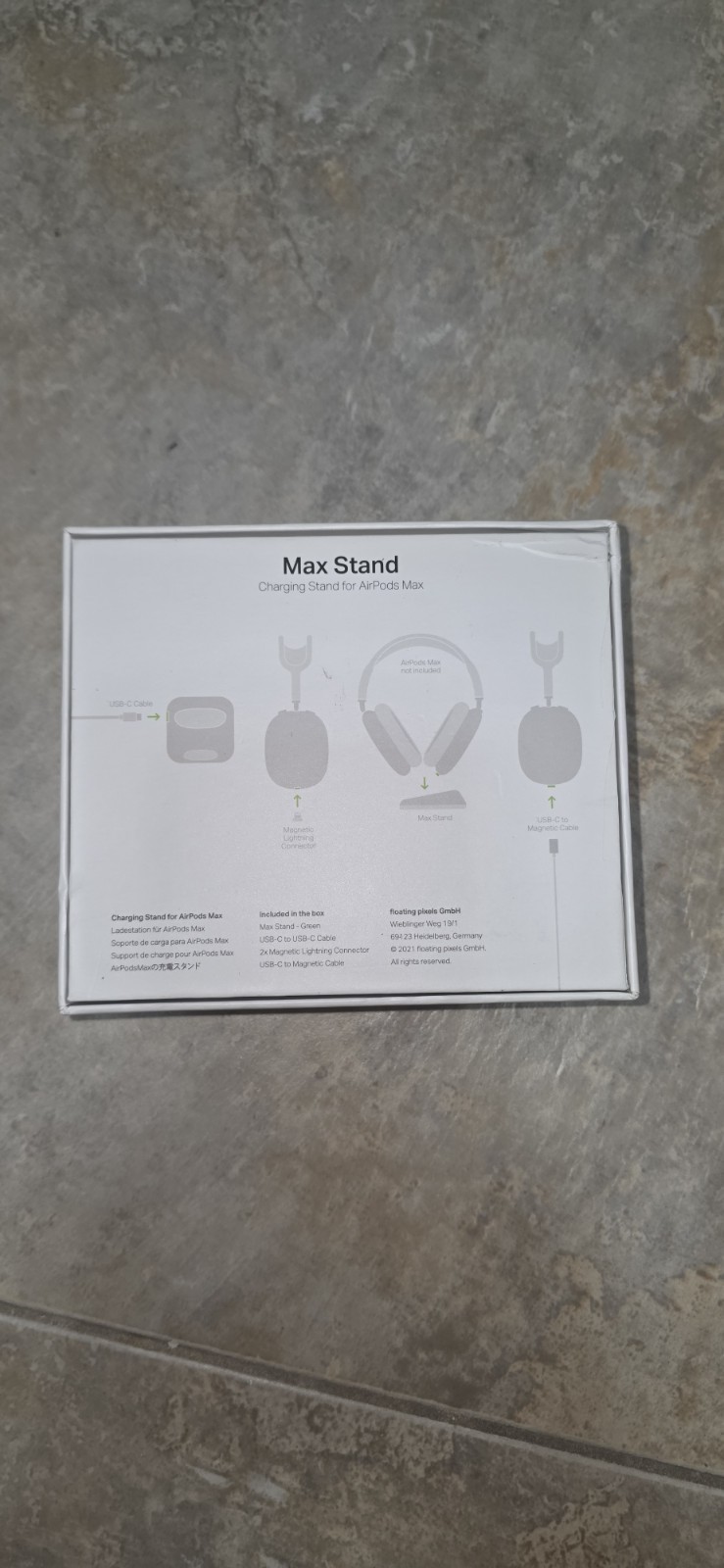 Apple AirPods Max Green Wireless Headphones + Max Stand Charger + Case Bundle