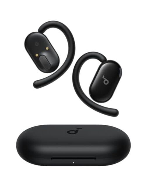 Soundcore V20i by Anker Open-Ear Headphones, Adjustable Ear Hooks, Ultra Black