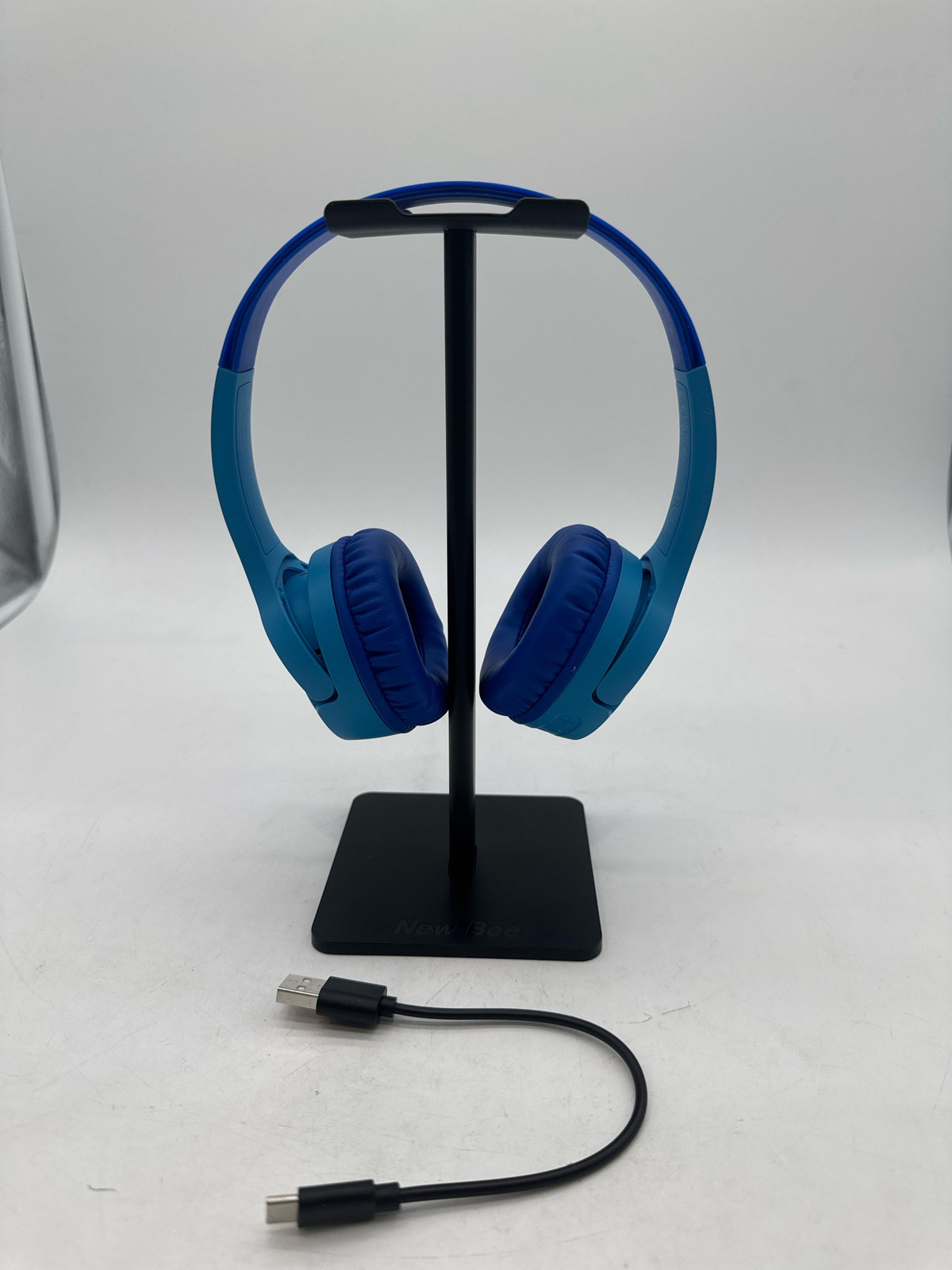 Belkin SoundForm Mini Wireless Bluetooth Kids Headphones Built-in Mic Blue