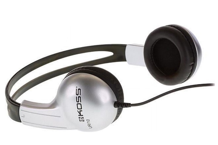 Koss UR10 On Ear Adjustable Stereo Headphones, UR-10