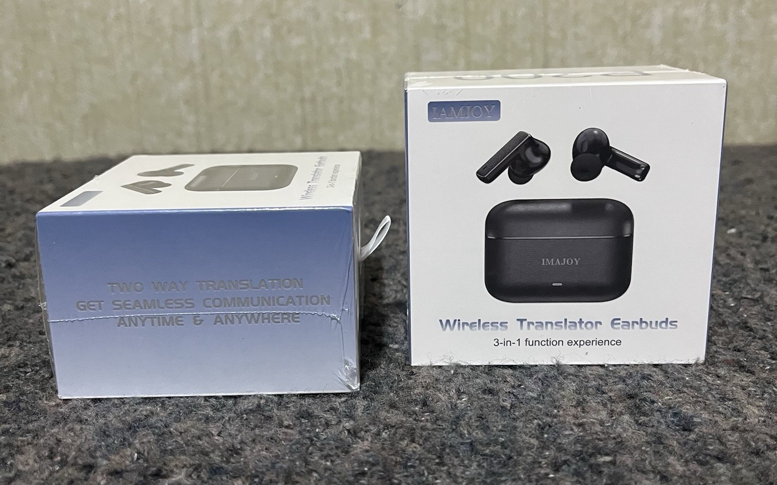 Iamjoy 3-in-1 Wireless Translator Earbuds. Sealed