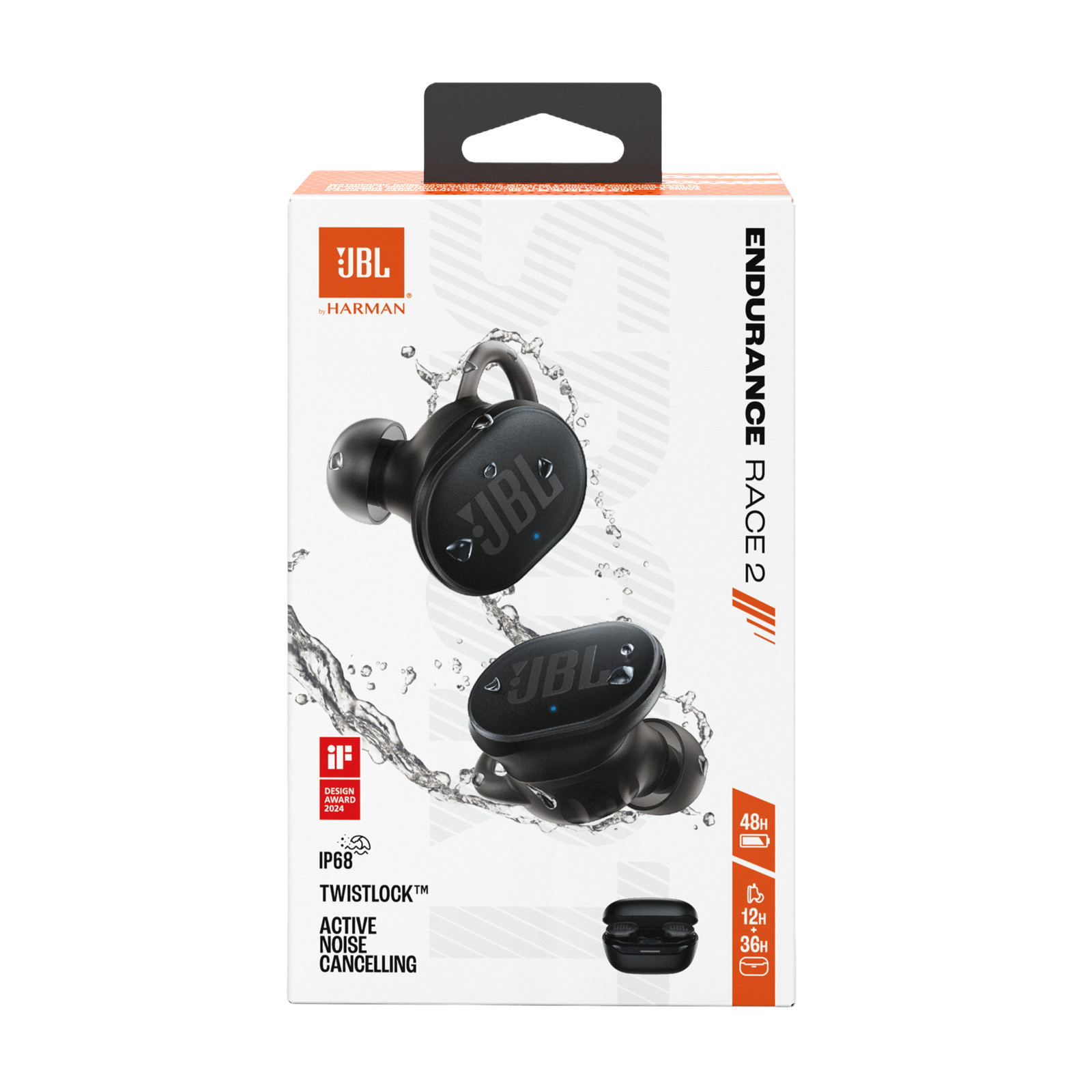 JBL Endurance Race 2, Waterproof sports true wireless earbuds