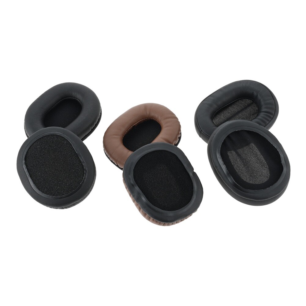 1Pair Ear Pad Cushion For SONY MDR-7506 MDR-V6 Headphone Protein Leather Sponge
