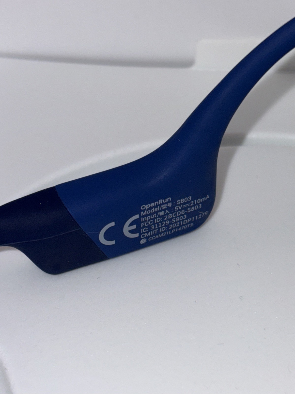 Shokz – OpenRun Mini Bone Conduction Open-Ear Endurance Headphones – Blue
