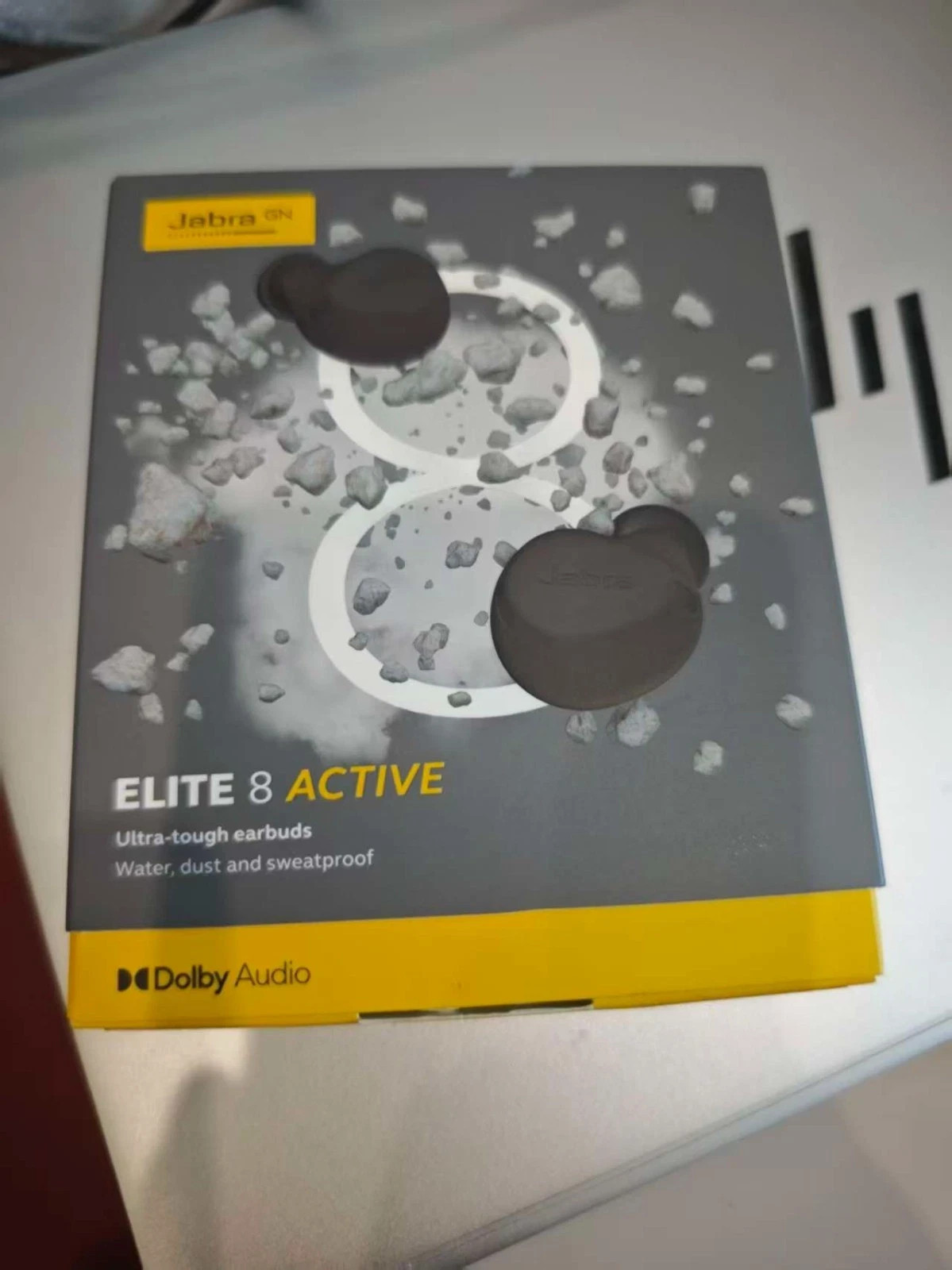 Jabra – Elite 8 Active Wireless In-Ear Headphones – Black