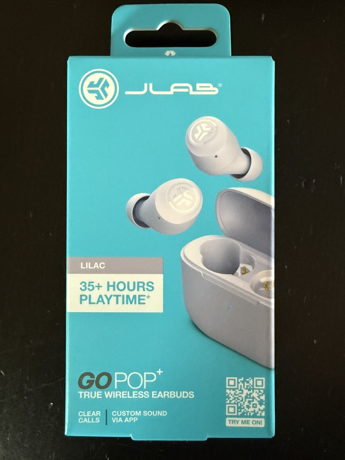 JLAB GO POP+ True Wireless EARBUDS~35+Hours Play~CUSTOM SOUND+BASS BOOST *LILAC