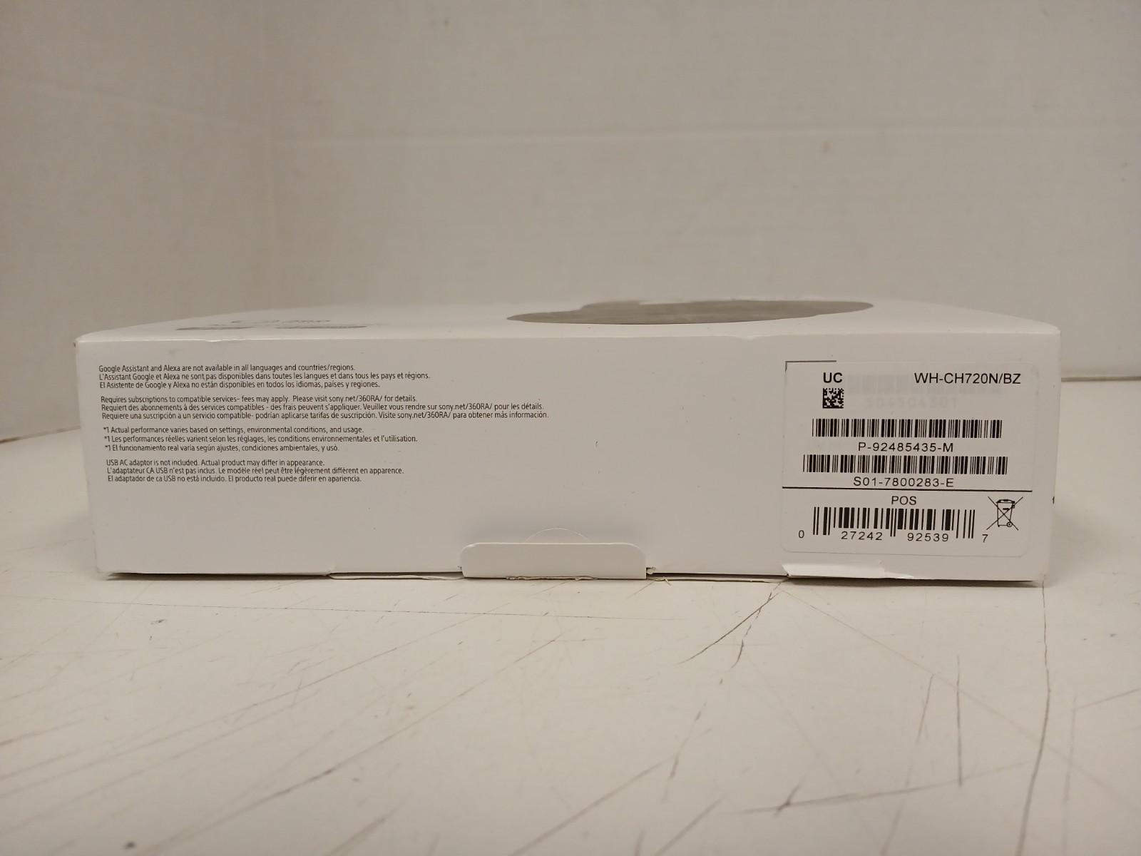 Sony WH-CH720N Wireless Noise Cancelling Headphones, Black