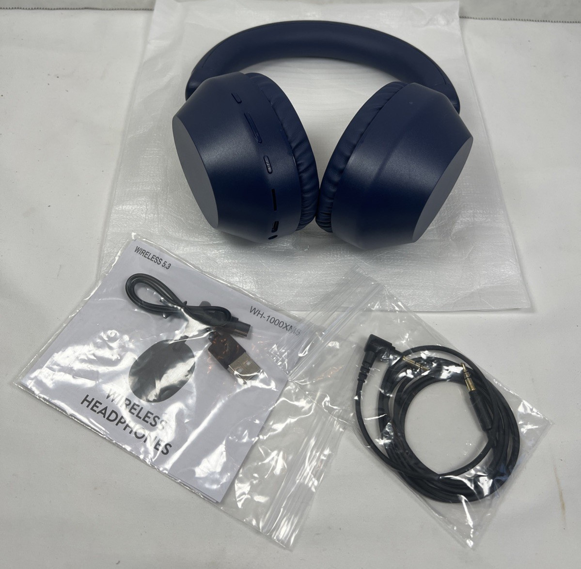 Sony WH-1000XM5 Wireless Noise Canceling Headphones – Midnight Blue