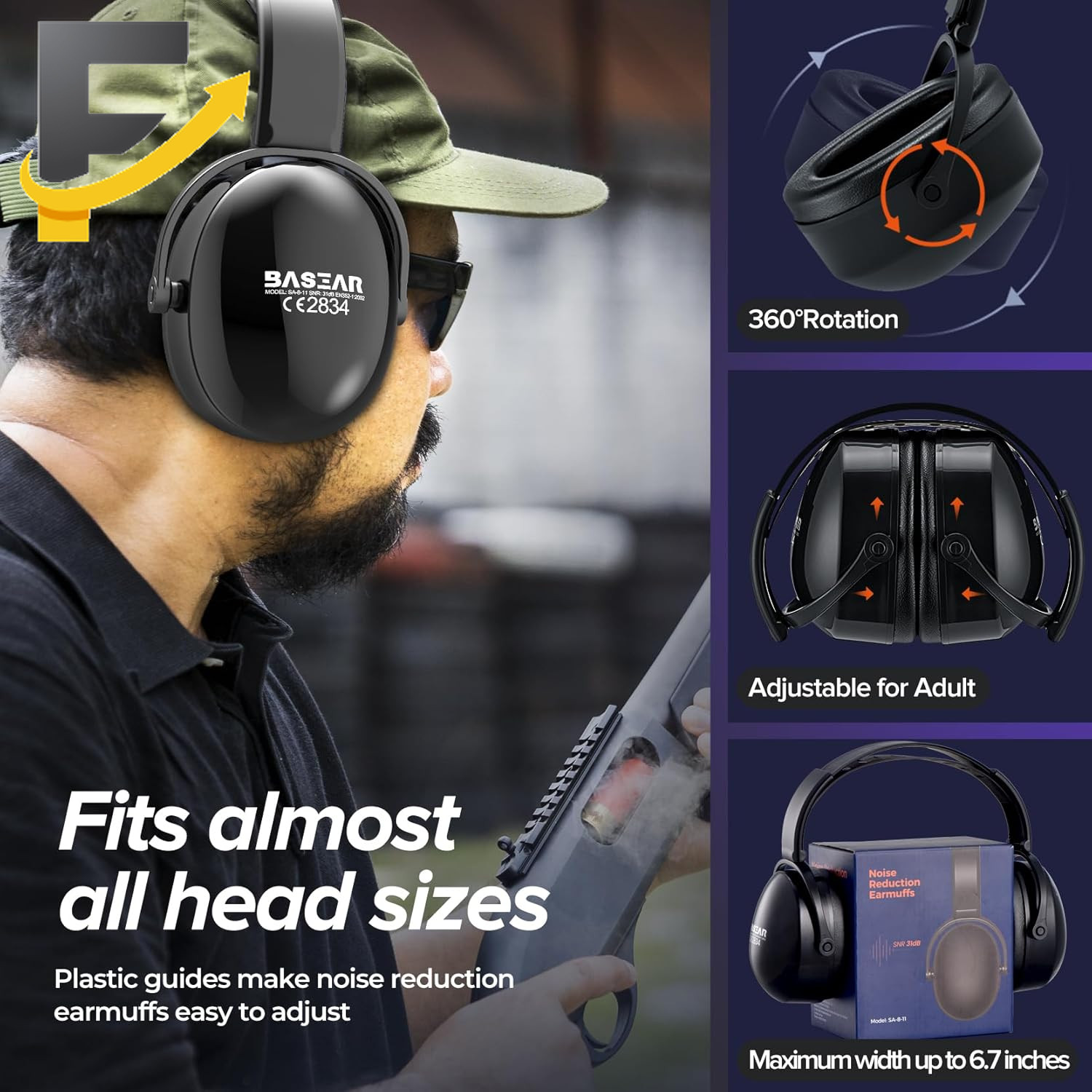 Ear Protection Headphones for Adults Kids Noise Cancelling Headphones for Autism