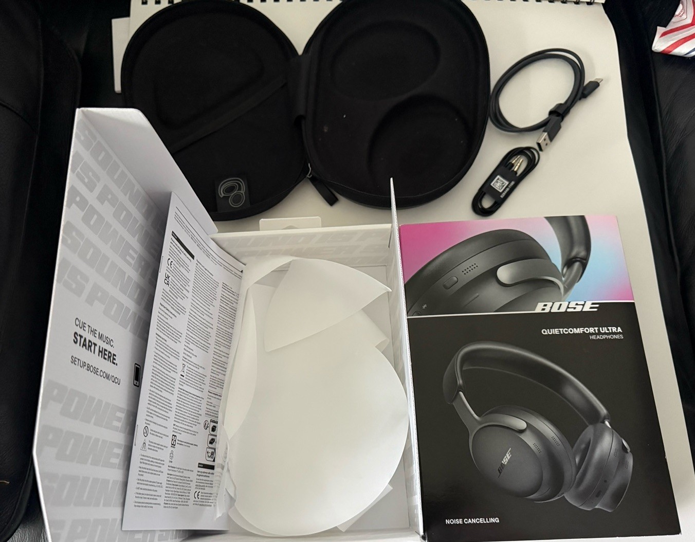 Bose QuietComfort Ultra Headphones Noise Cancelling Wireless Bluetooth Black