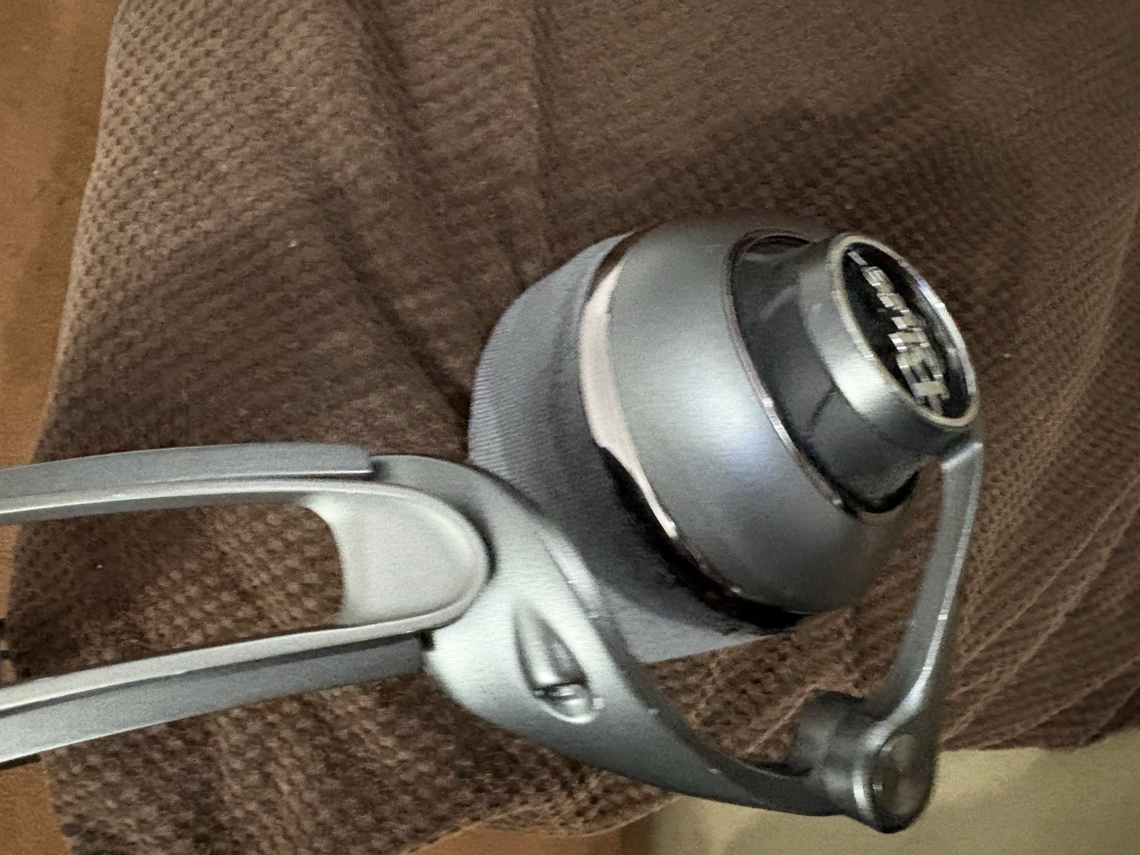 Blue Mix-Fi Powered Headphones with Built-in Audiophile. No Cable Tested
