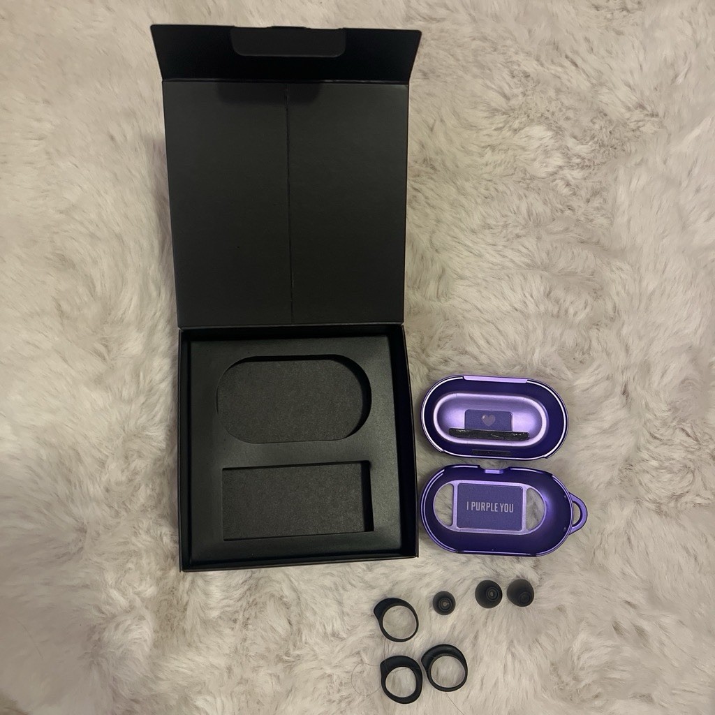 Samsung Galaxy Buds+ BTS Edition Purple/Black Bluetooth Earbuds w/ Case & Box
