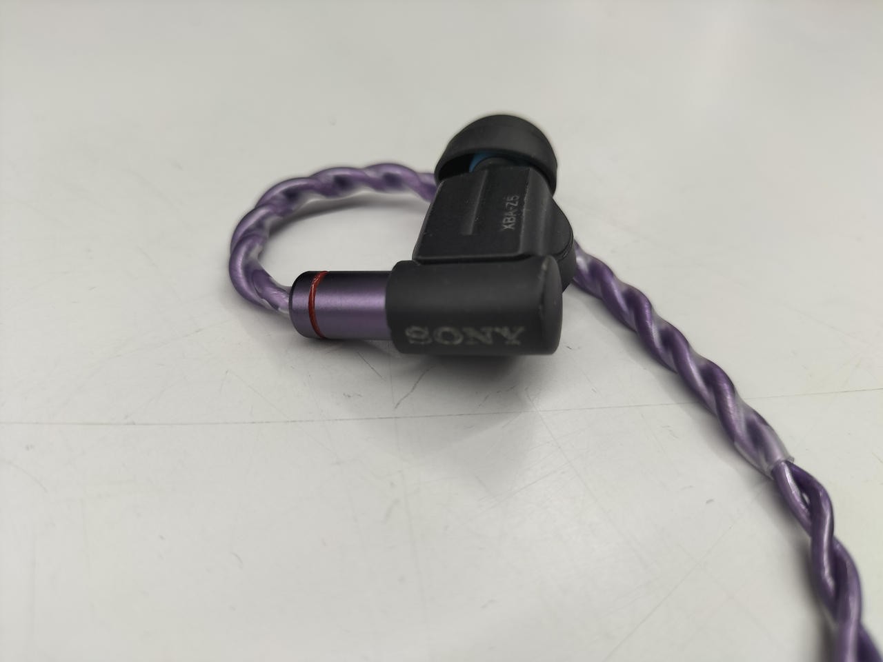 SONY XBA-Z5 Purple Earphone Inner Ear Receiver High Resolution Working