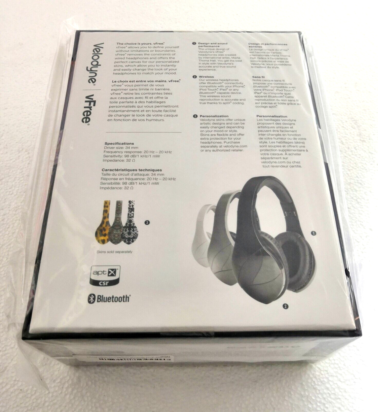 Velodyne vBold Over-Ear Bluetooth Headphones