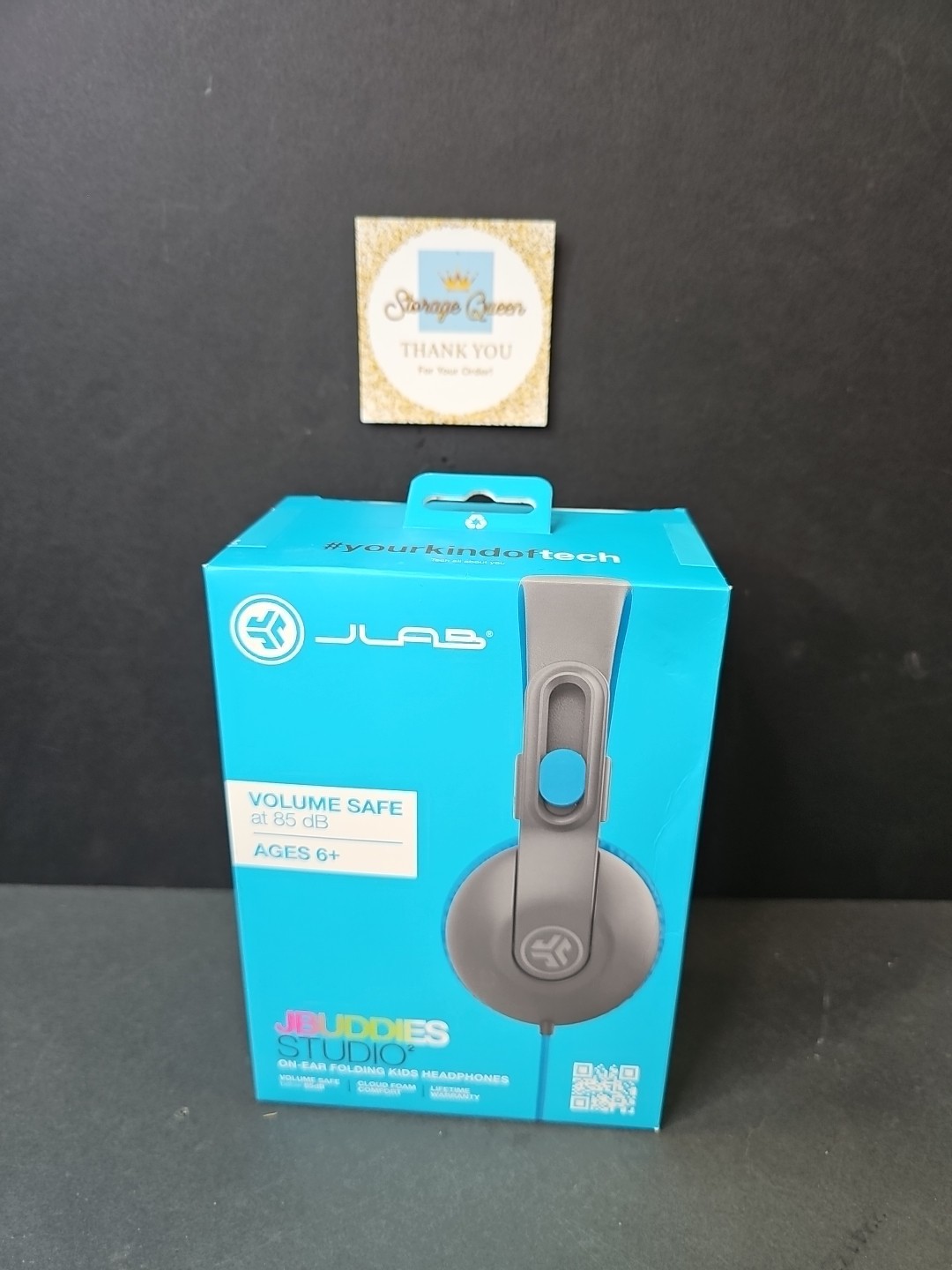 JBuddies Studio 2 Wired Kids Headphones – Black/Blue