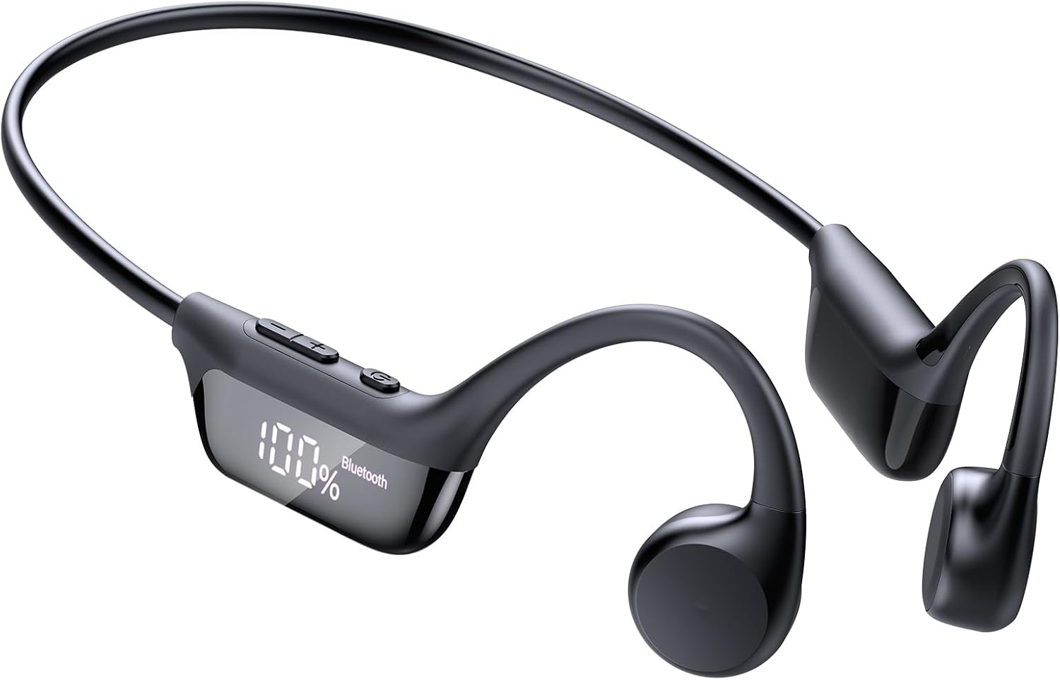 Bone Conduction Headphones Bluetooth 6.0 Earbuds, Open Ear Headphones with Dual