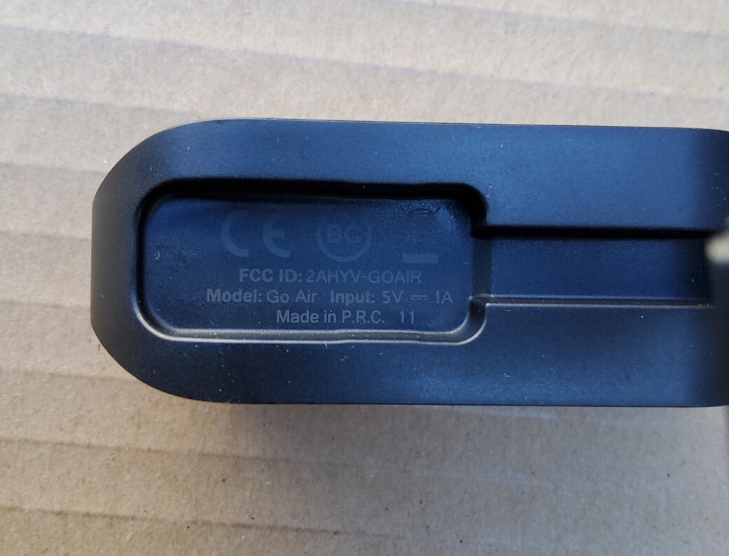 JLAB GO AIR AUDIO TRUE WIRELESS “BASE CHARGER ONLY” BLACK BASE.