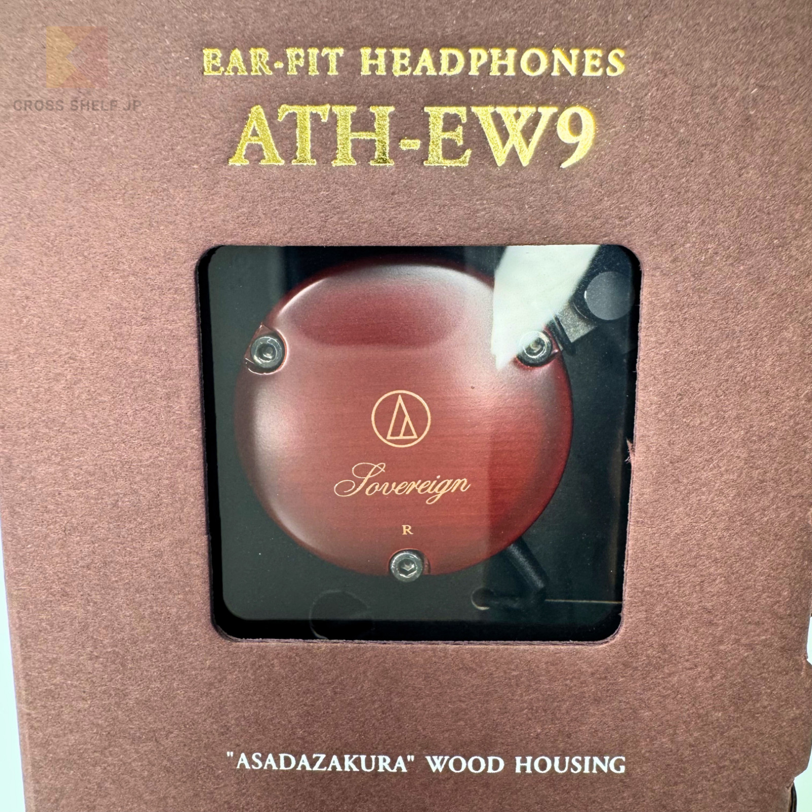 Audio Technica ATH-EW9 Wood Ear Fit Clip-On Wired Headphones Asada Cherry Japan