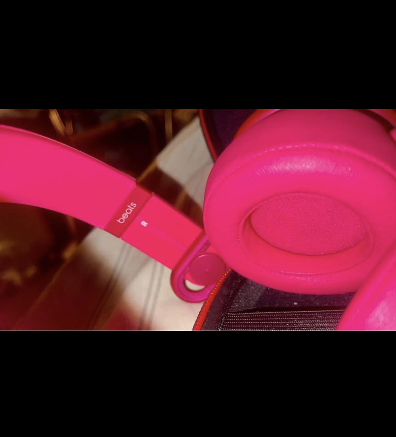 Beats Mixr Dj Professional Wired Headphones Candy Pink Reflective Logo Version