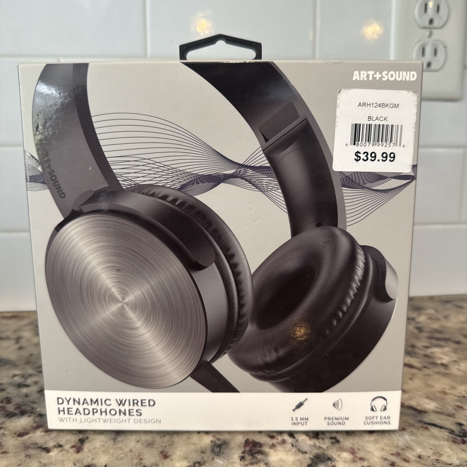 Art+Sound Pop Beat Dynamic Wired Headphones Lightweight Design 3.5mm jack