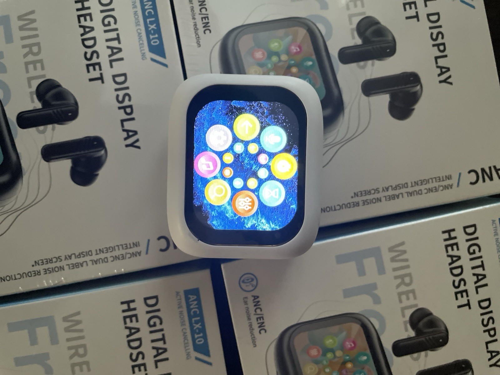 LX-10 Hybrid Active NoiseCancelling Wireless Earbuds BT5.4 Play Time 4-5 Hours
