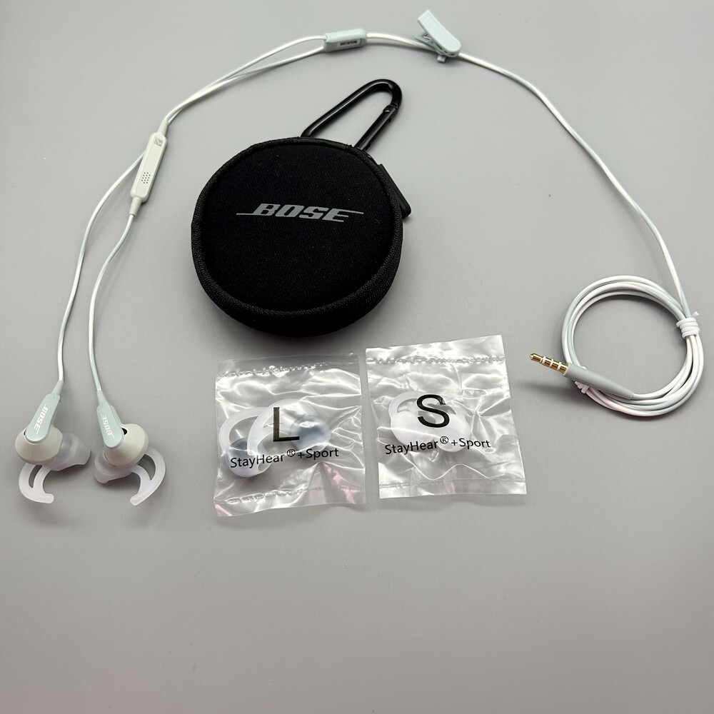 Bose SoundSport Wired 3.5mm Jack Earbuds In-ear Headphones Earbuds-White