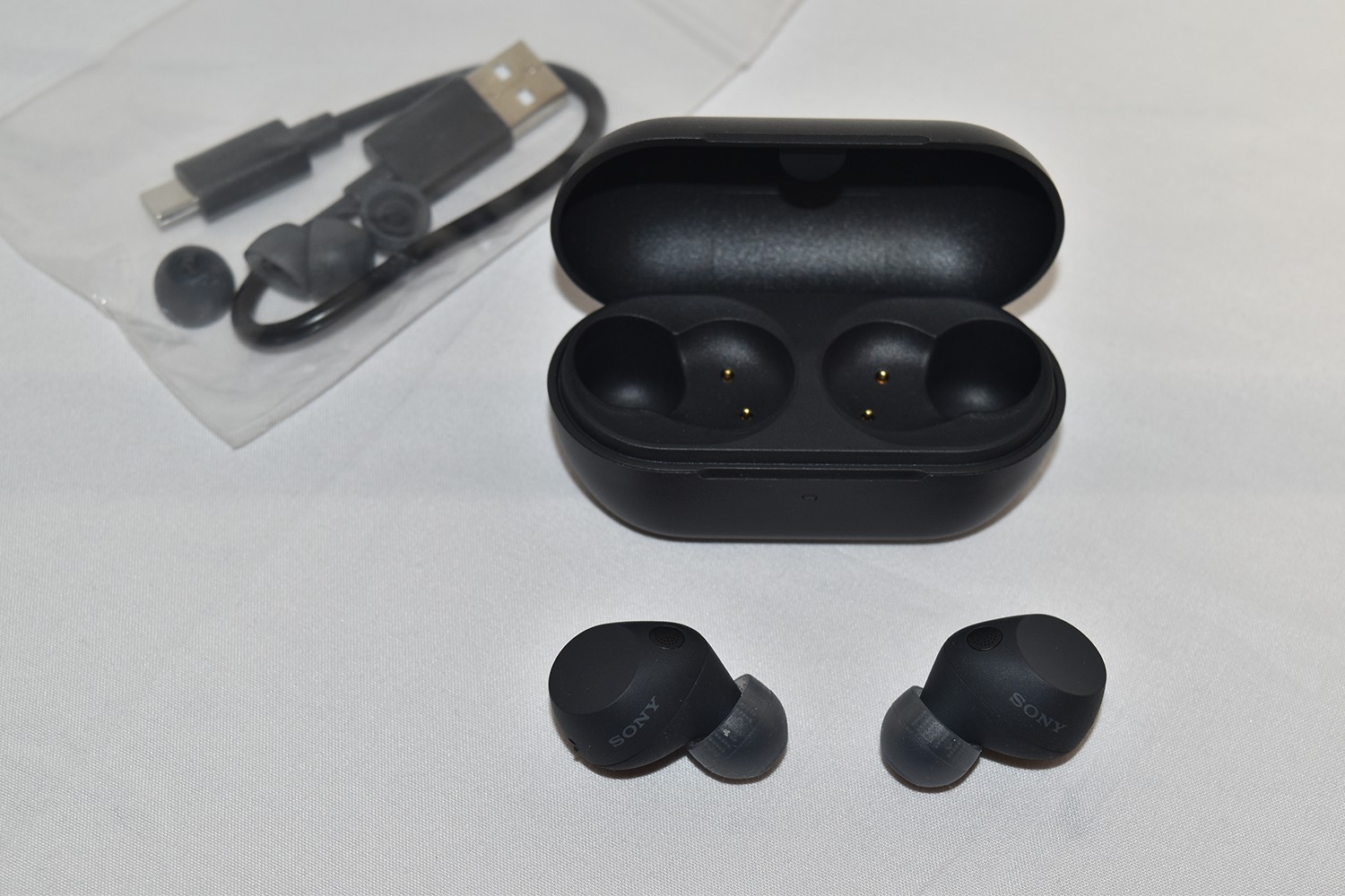 Sony WF-C710N/B Truly Wireless Noise-Canceling Earbuds Black