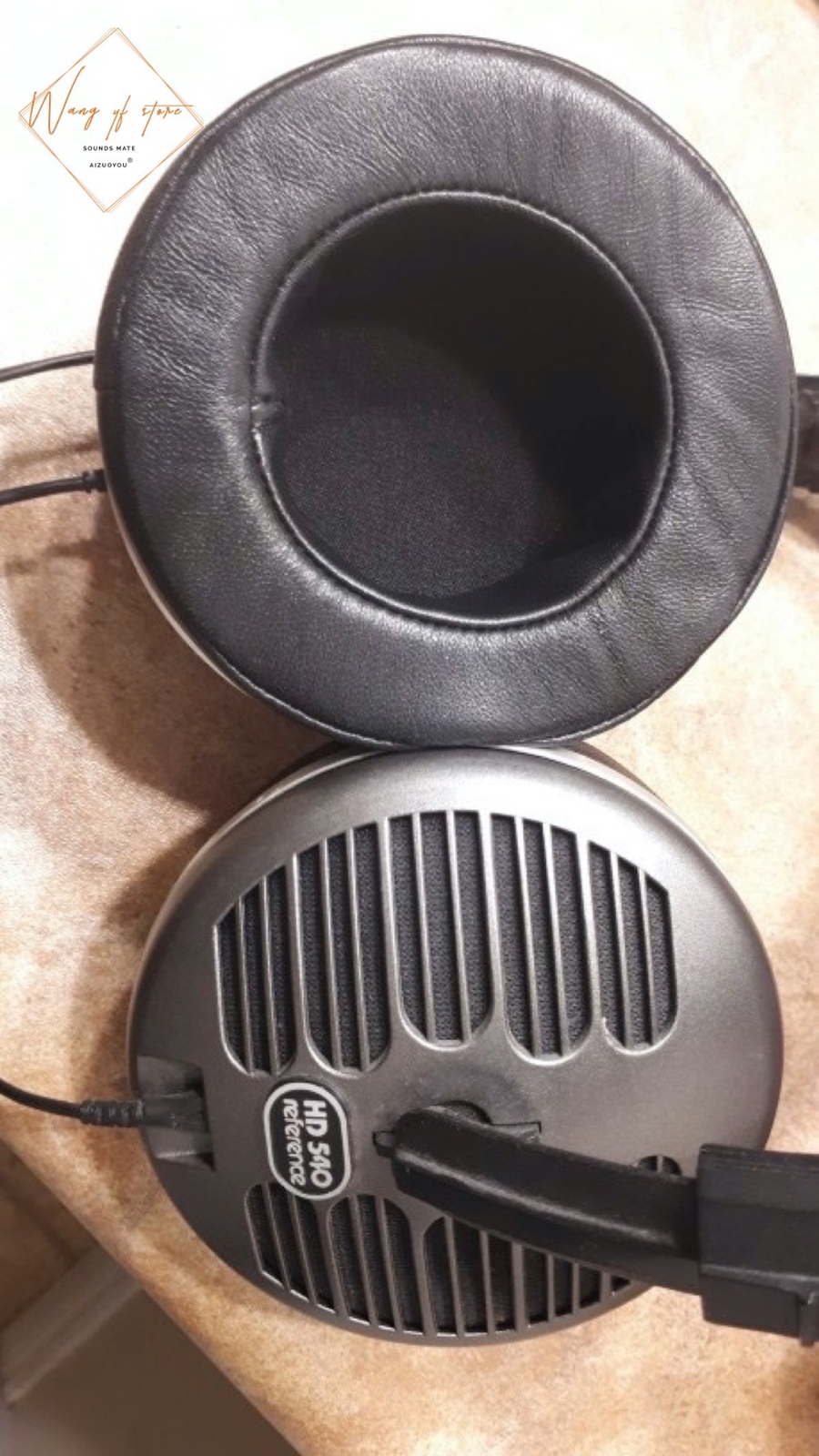 Sheepskin Leather Memory Foam Ear Pads For Sennheiser HD540 Series Headphones