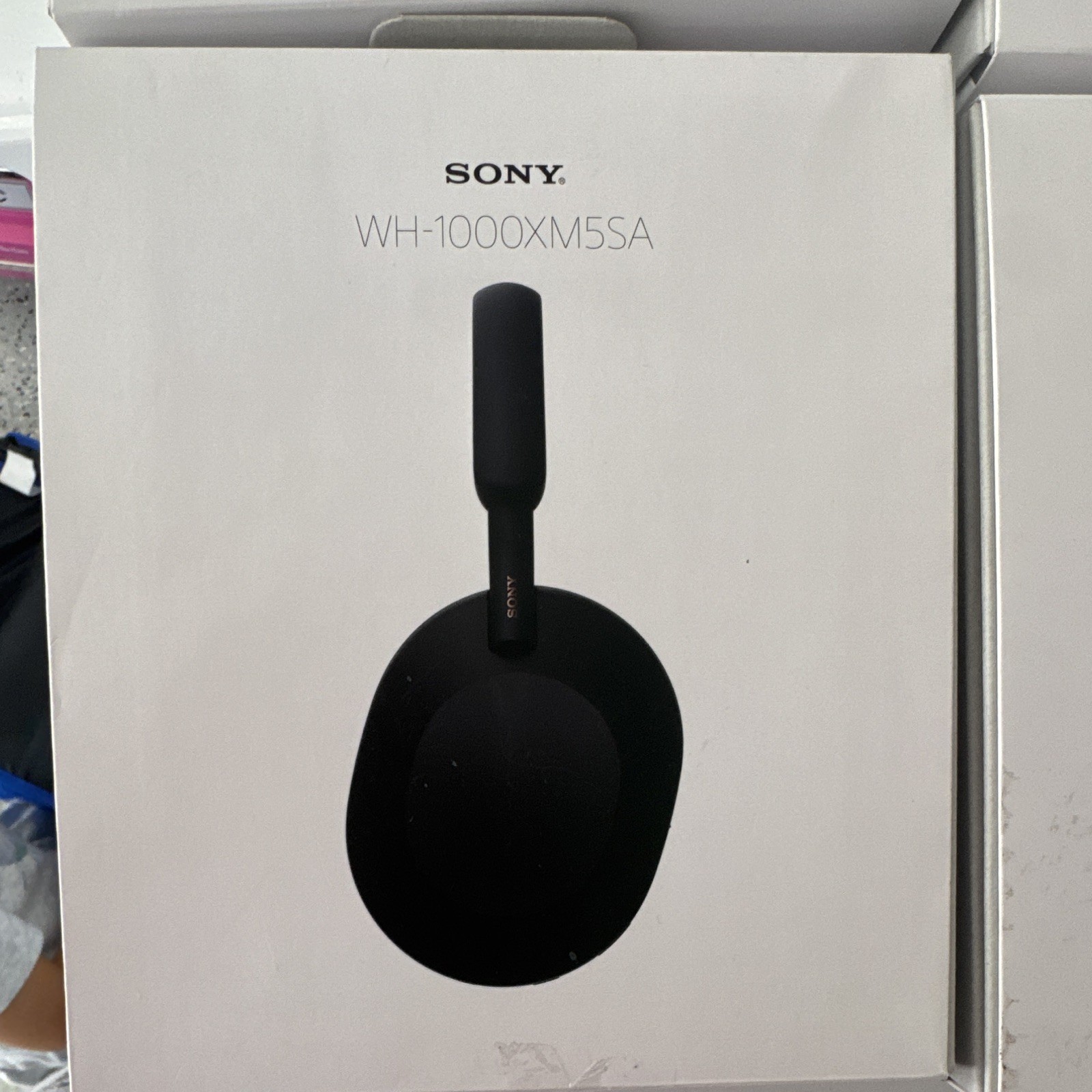 Sony WH-1000XM5SA Wireless Noise Canceling Headphones Black w/ Case Cables