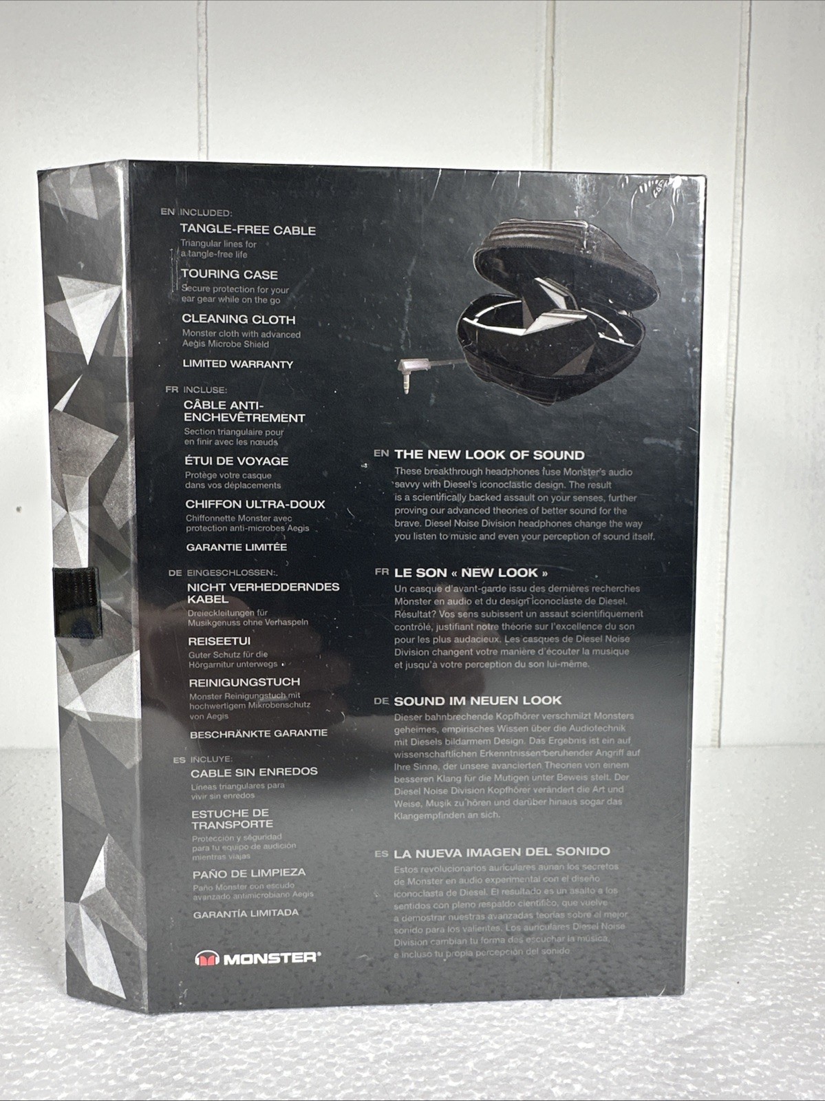Diesel Monster Vektr On Ear Wired Headphones Control Talk New Sealed