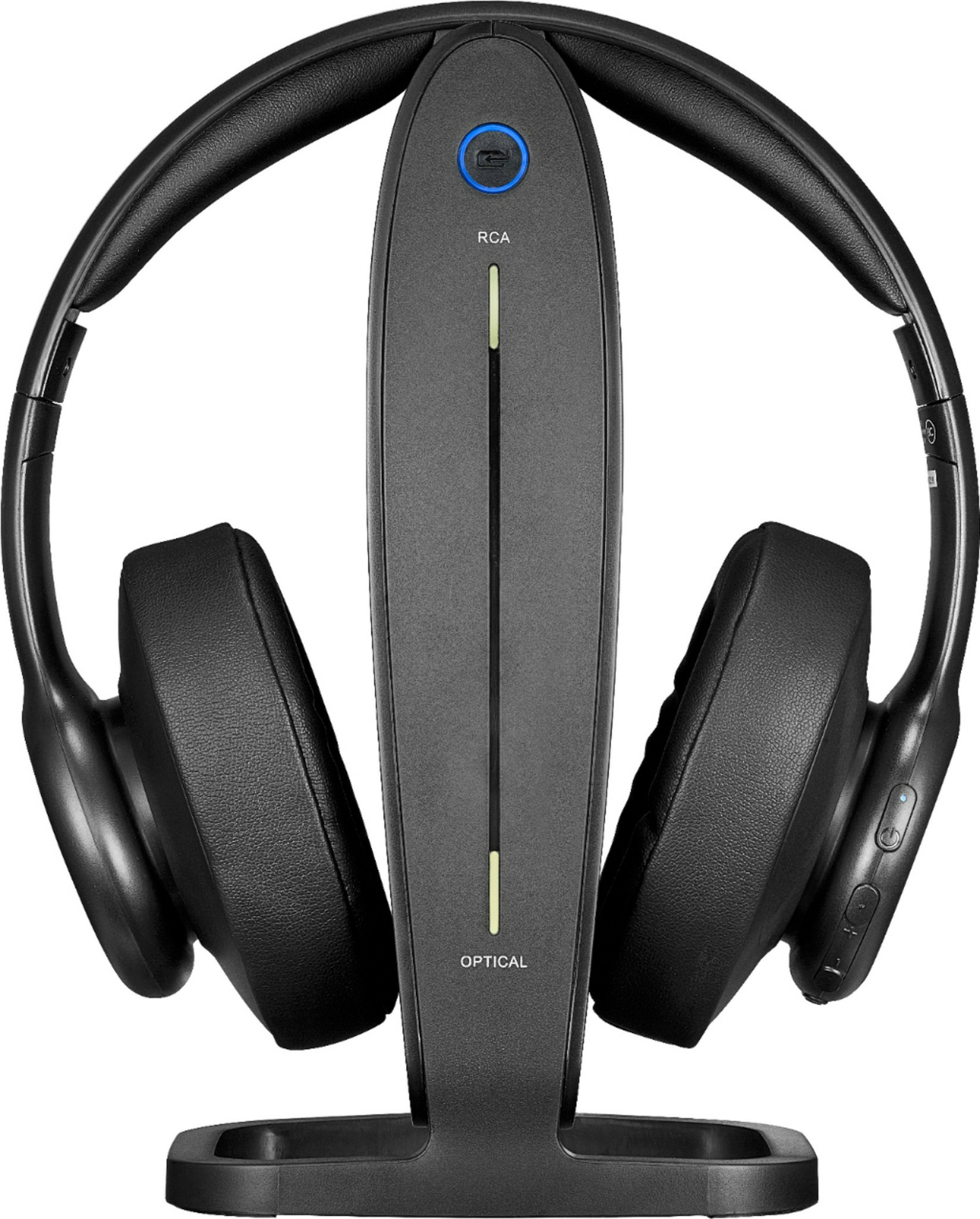 Insignia RF Digital Wireless Over-The-Ear Headphones Black NS-HAWHP2