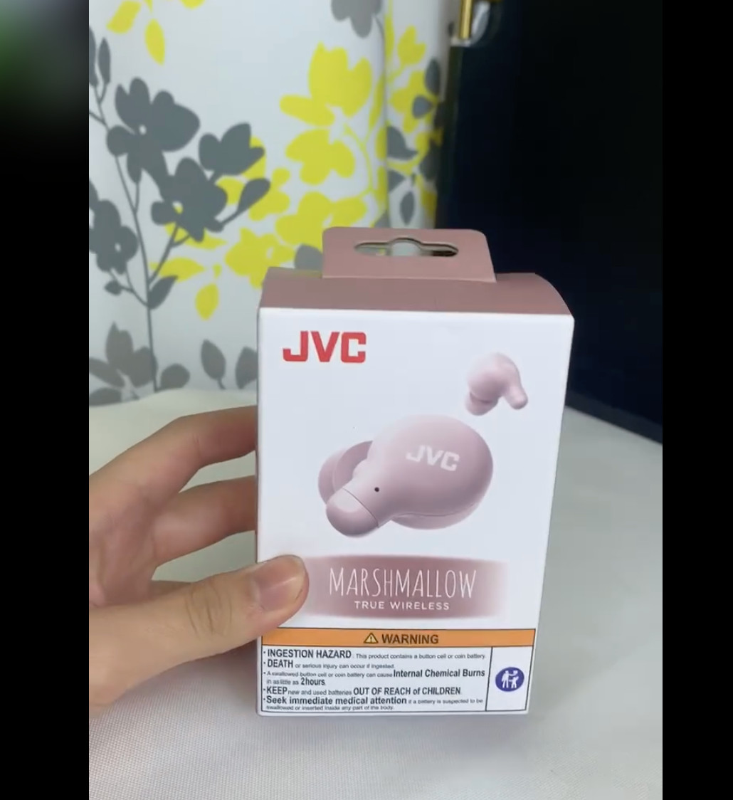 NEW JVC Marshmallow True Wireless Bluetooth Earbuds HA-A18T IPX4