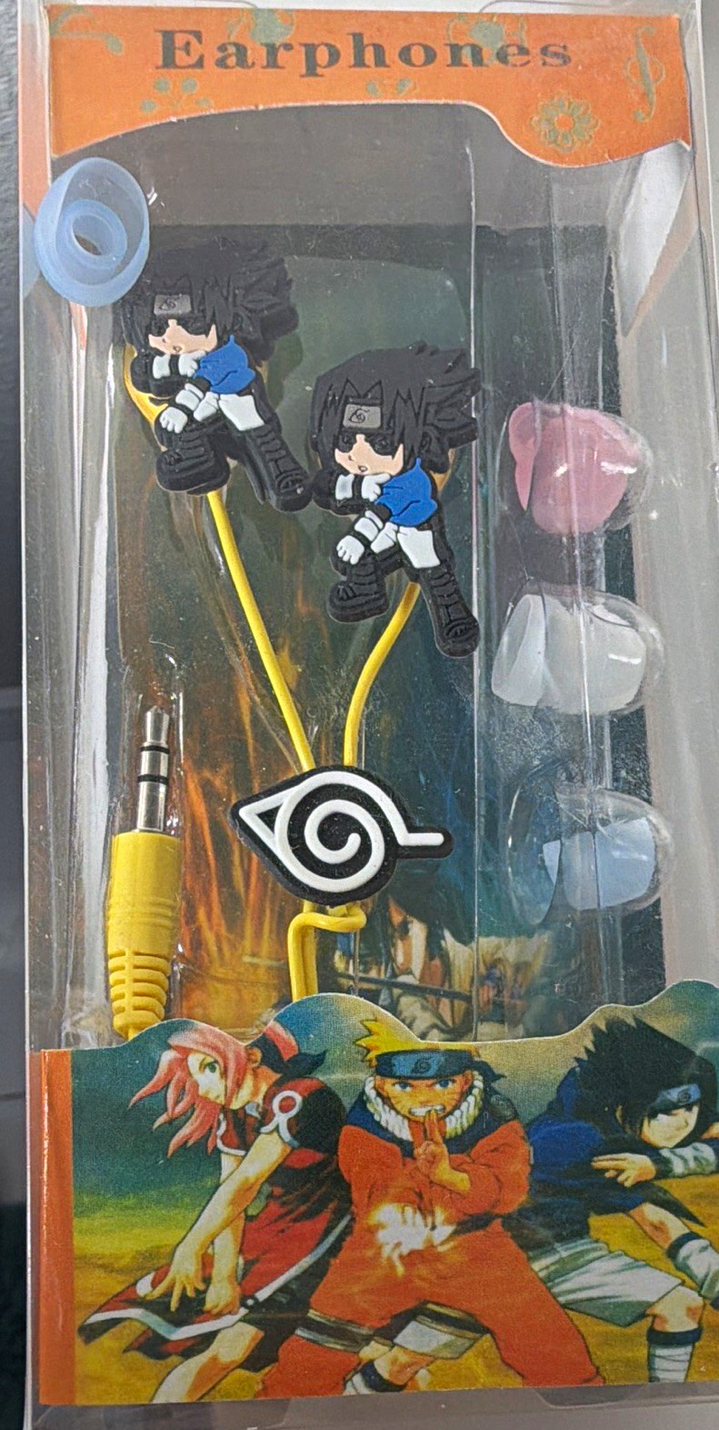 Naruto Anime Wired In-Ear Earbuds 3.5mm Jack Stereo 1.2m A03-08