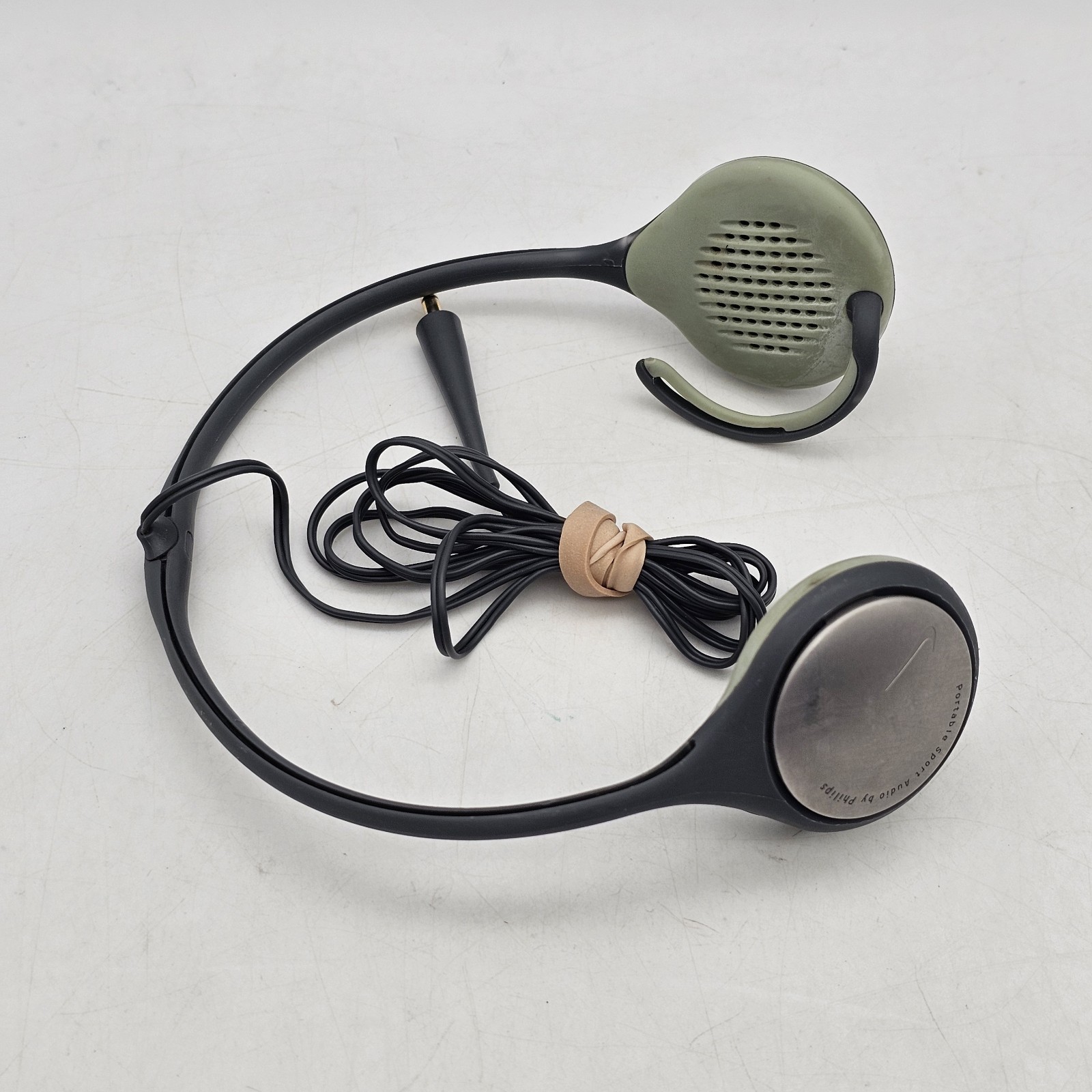 Vintage Y2K Philips Nike Psa Duro SBC HJ050 Neckband Headphones Rare