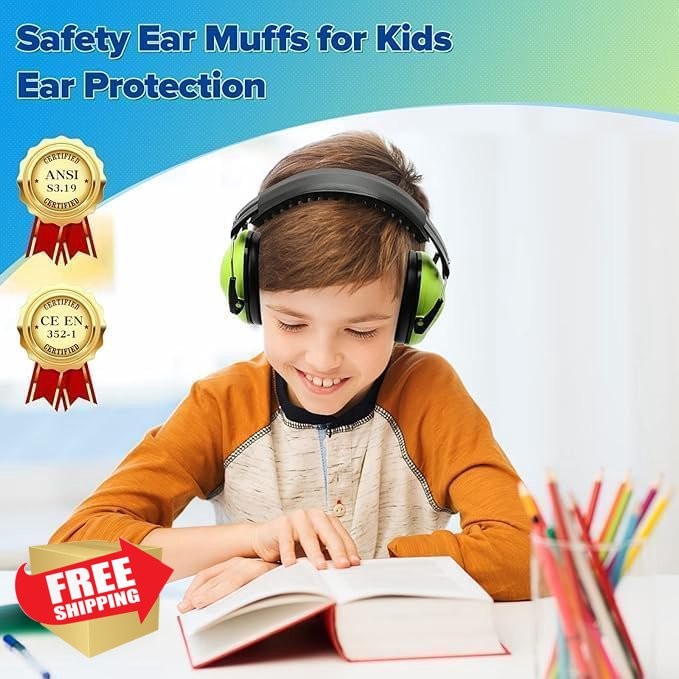 Floriogra 6 Pack Multicolor Kids Noise Canceling Headphones