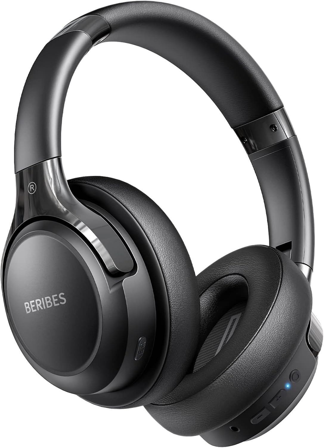 Over-Ear Wireless Headphones with Microphone – 65H Playtime & HiFi Sound
