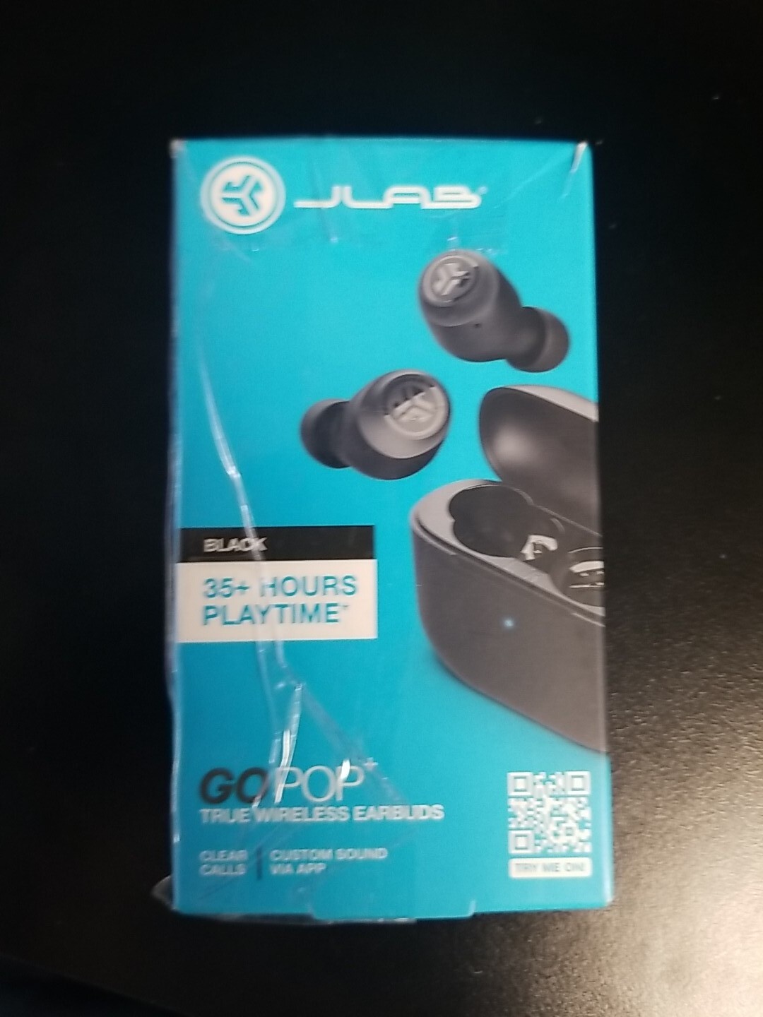 JLab – GO Air POP True Wireless In-Ear Headphones – Black