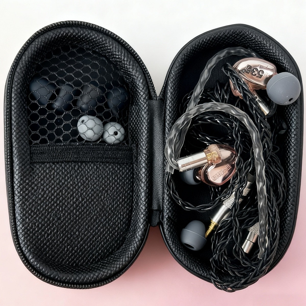 Shure SE535 Sound Isolating Earphones with 3.5mm Pro Cable – Rose Gold
