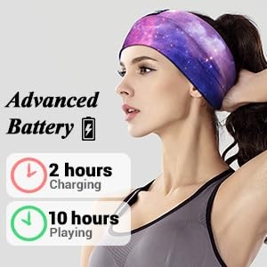 Sleep Headphones Bluetooth Headband Sleeping Wireless Headband Headphones wit…