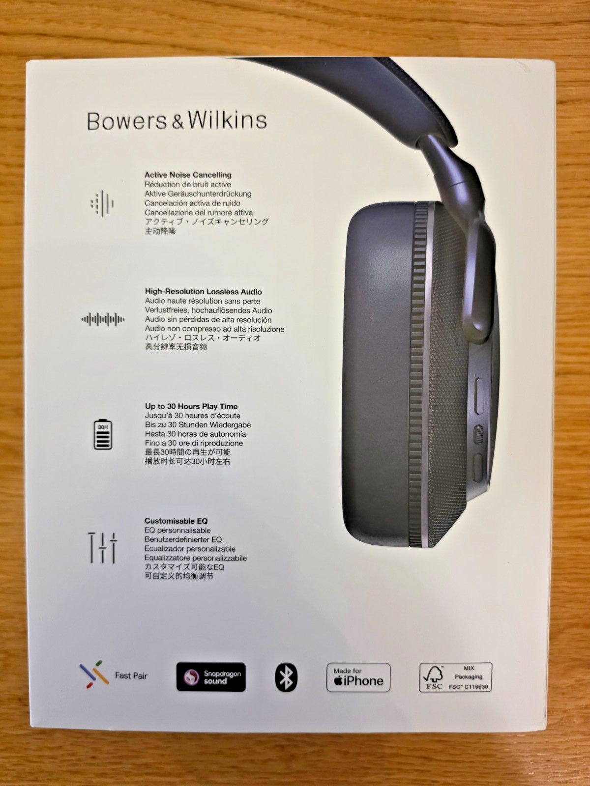 Bowers & Wilkins Px7 S3 Wireless Noise-Canceling Over-Ear (FP45349) Indigo Blue