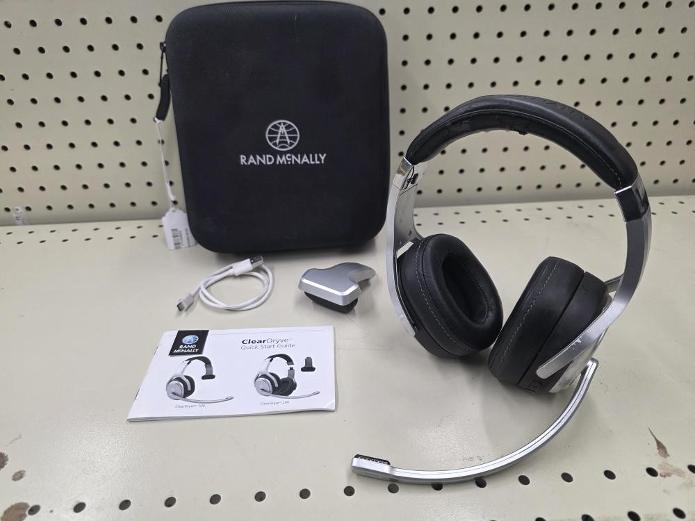 Rand McNally CD100 ClearCryve 100 Trucker Headset Headphones (P7V036652)