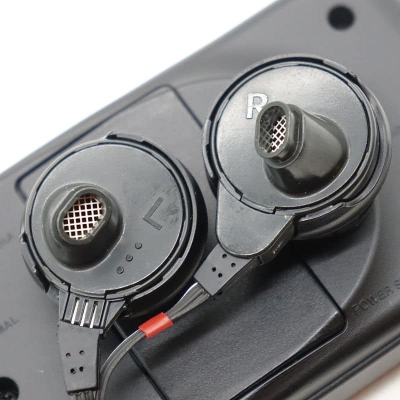 STAX SRS-002 Portable Ear Speaker System Headphones Used High End Audio