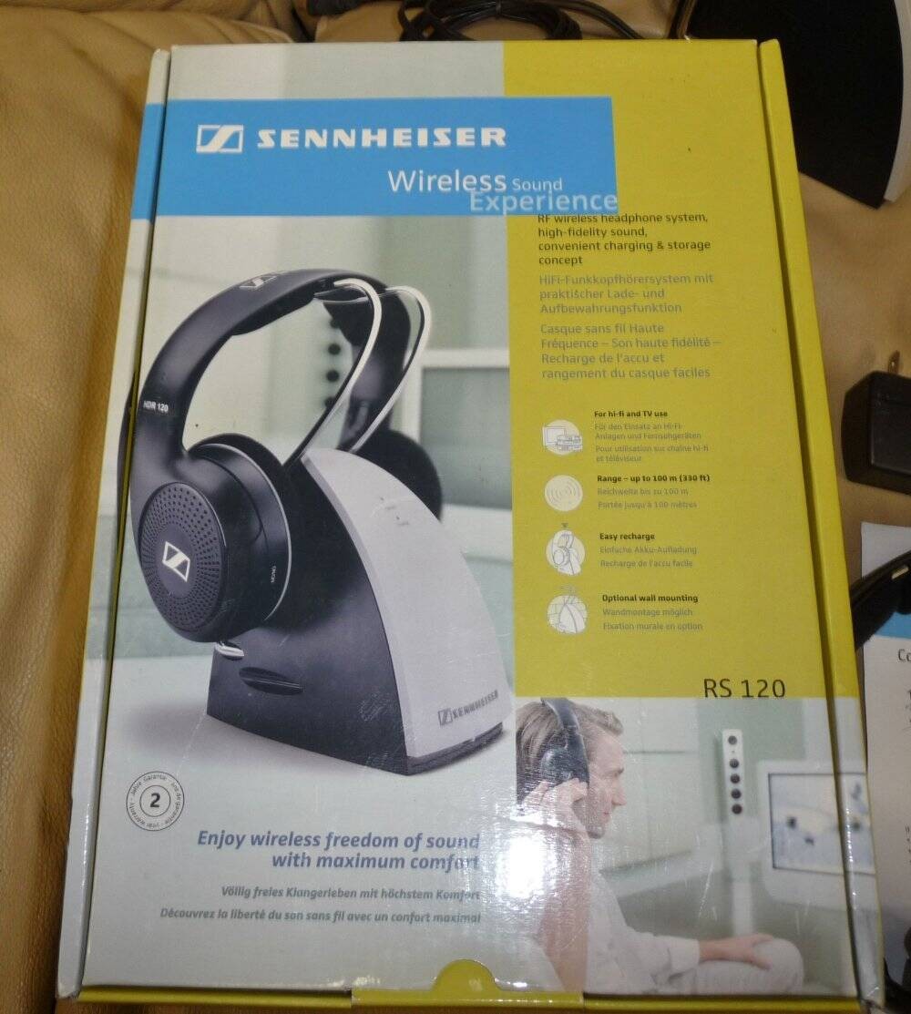 Sennheiser RS 120 Sound Experience Max Comfort Wireless Headphones Very Good