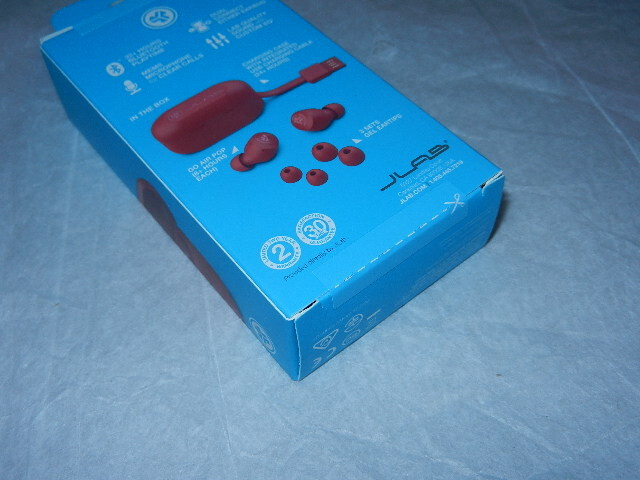 new JLab GO Air Pop True Wireless Bluetooth Earbuds RED earbud goairpop ear bud