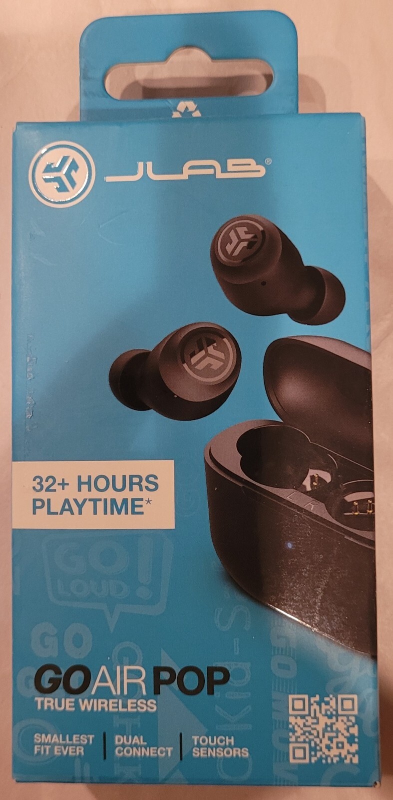 **BRAND NEW** JLAB Go Air Pop True Wireless Bluetooth Earbuds (EBGAIRPOPRBLK124)