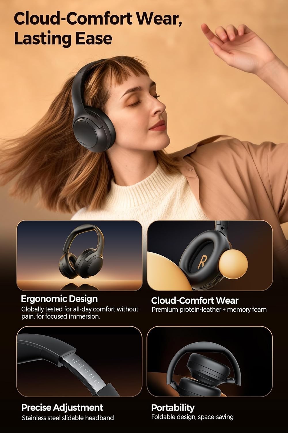 ? SoundPEATS Cove Pro Over‑Ear Headphones LDAC ANC 95H Wireless – Tested